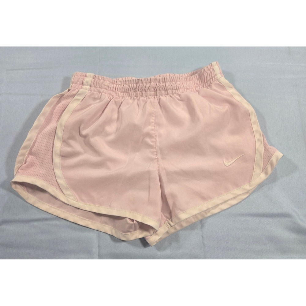 Nike Kids Dri-FIT Tempo Running Shorts Pink White 267358-433 Size 2T